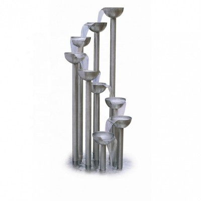 304 grade stainless steel outdoor water fountain for garden decoration