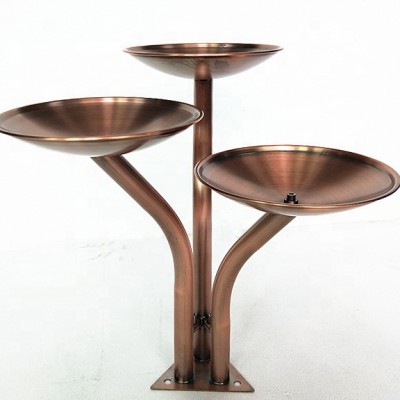 Discounted copper plated waterfall fountain for outdoor